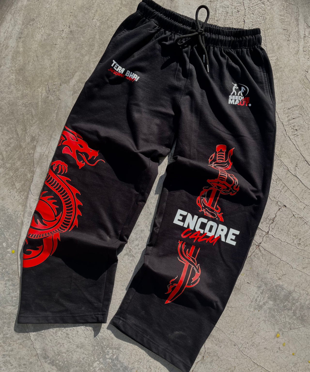 SEEDHE MAUT — LUNCH BREAK Edition Sweatpants | Premium Summer Streetwear